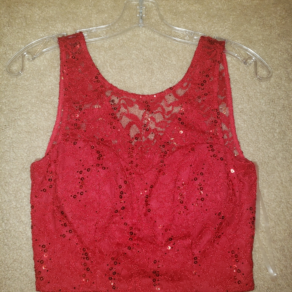 RED two piece Dress